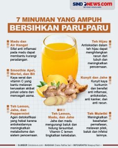 5 Minuman yang Dipercaya Bersihkan