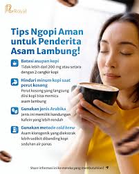 Tips Aman Minum Kopi bagi Pengidap Asam Lambung